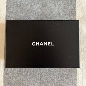 CHANEL Black Shoe Box